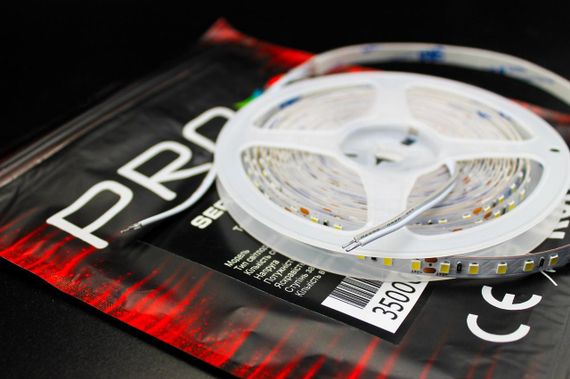 Світлодіодна LED стрічка PROLUM™ 24V 2835\120 IP20 Series "SG" Білий 5500-6000К 6500К | Зображення 4