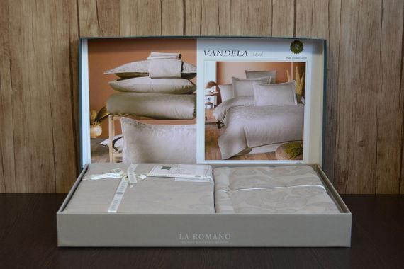 Постільна білизна La Romano Premium Satin 200×220 Vandela Rock | Зображення 2