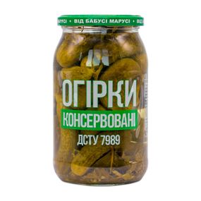 Огурцы консервированные Бабушки Маруси 500 г