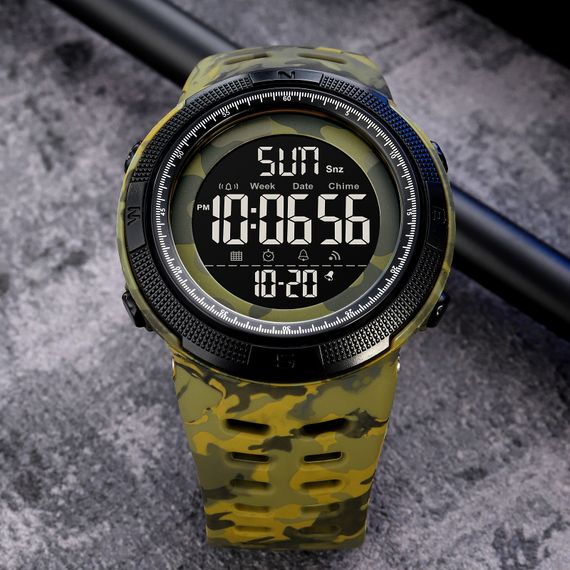 Чоловічий годинник Skmei 2070CMGN Camo Green | Зображення 3