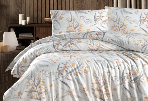 Постельное белье First Choice Homesko Ranforce семейный 160 х 220 см Tegan Anthracite