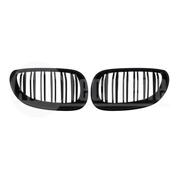 Решетки радиатора компл. BMW 5 E60 03-09 (мат. чёрн. двойная), AutoTechteile, 706 5159, 706 5115