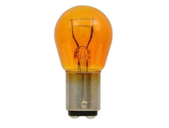 Указательная лампа накаливания OSRAM 2357A P30/8W Amber 12V BAY15d 10X5