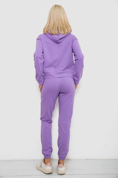 Спортивный костюм женский двухнитка, цвет сиреневый, 214R1419-002 | Зображення 3