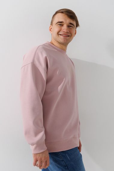 Світшот з принтом чоловічий YI HAN 3A050 А24013МР S Пудровий shop (2000990874337) | Зображення 3