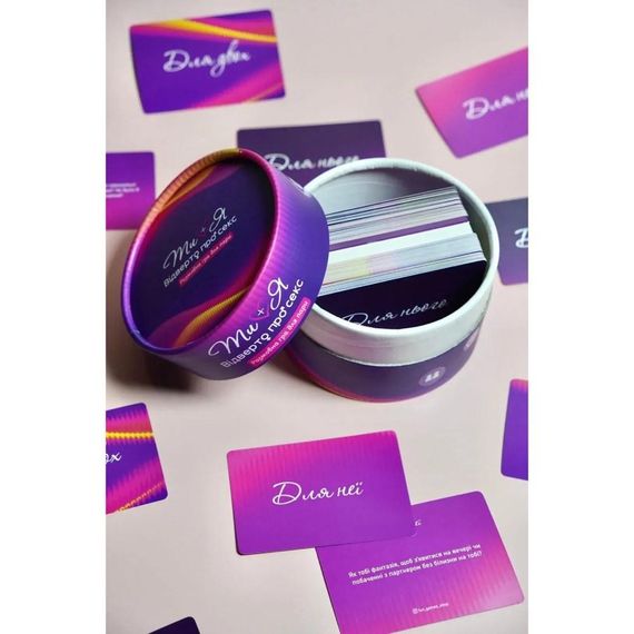 Настільна гра Fun Games Shop Ти + Я: Відверто про секс, українською мовою Sex Aura | Зображення 1