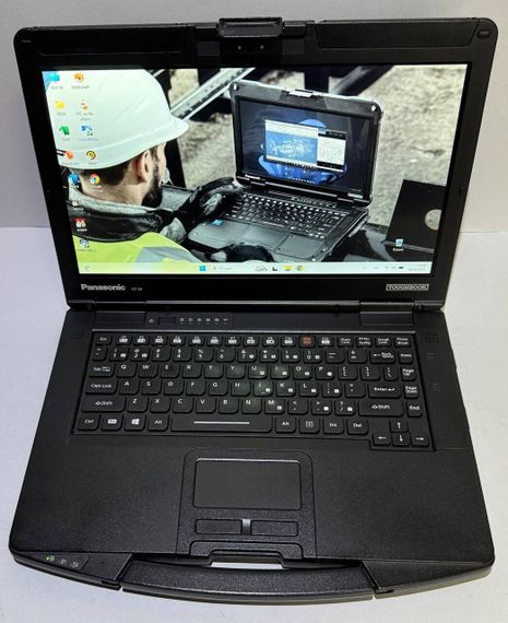 Защищенный ноутбук-трансформер Panasonic Toughbook CF-54 / 14" (1920x1080) TN / Intel Core i5-6300U (2 (4) ядра по 2.4 - 3.0 GHz) / 16 GB DDR3 / 256 GB SSD / Intel HD Graphics 520 / WebCam б/у | Зображення 1