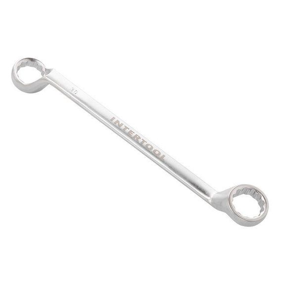 Набір ключів накидних 12 од., 6-32 мм, Cr-V INTERTOOL HT-1103 | Зображення 3