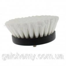 Щітка на дриль для хімчистки текстилю (90 мм) м'яка, біла, PNEUMATIC CARPET BRUSH WHITE, ТМ SGCB