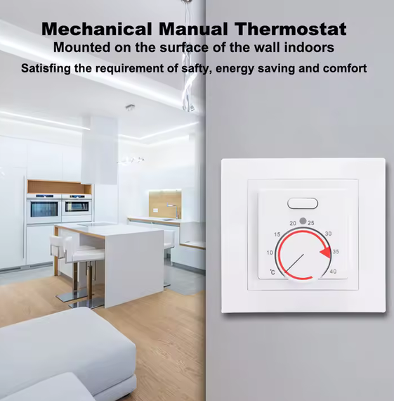 Датчик температуры для теплого пола Minco Heat Electric белый