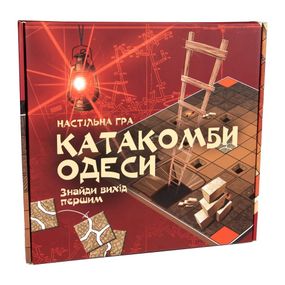 Настільна гра Strateg "Катакомби Одеси", українською мовою (30285)