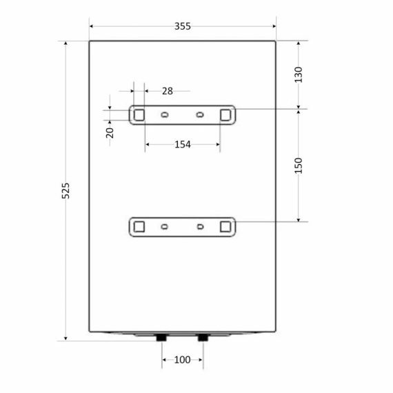 Водонагрівач електричний Aquatronic 30 л універсальний, мокрий ТЕН 1,5 кВт Round W303815 B4 | Зображення 1