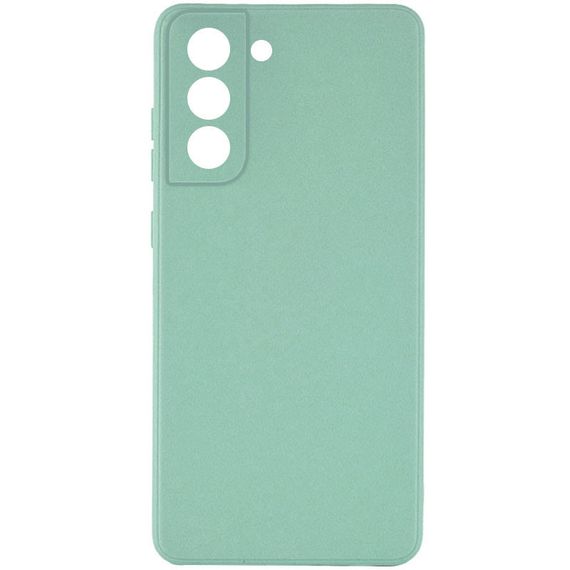 Силиконовый чехол Candy Full Camera для Samsung Galaxy S21 FE Зеленый / Menthol