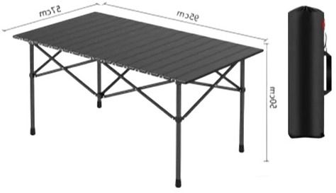 Складний туристичний стіл ПРЯМОУГОЛЬНЫЙ XPRO D950*Ш570*В500мм (45472-16347_712)