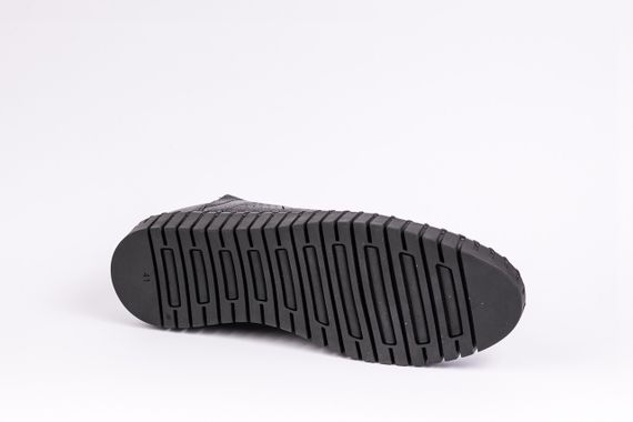 Мокасины кожаные Prime Shoes черные 41 43 44 45 размер | Зображення 4