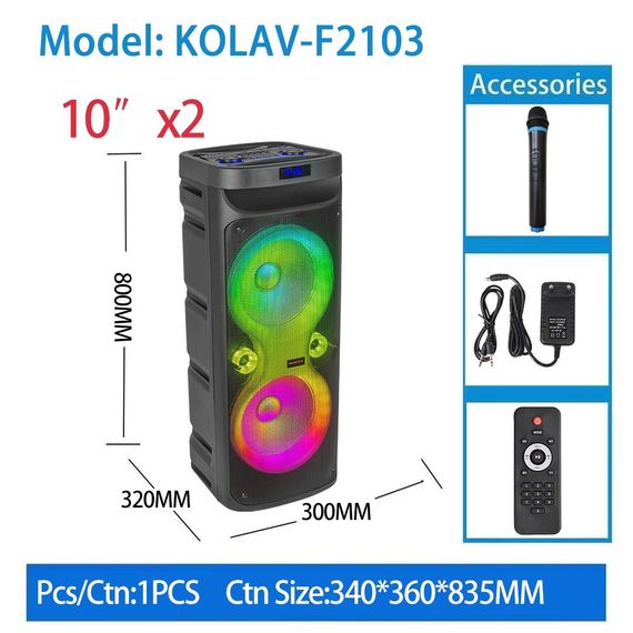 Акустична система XPRO KOLAV-F2103 чорний (41196-F2103_4977) | Зображення 3