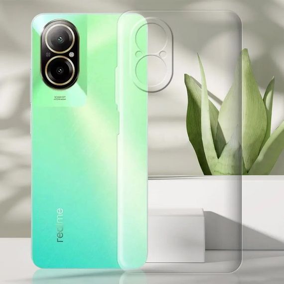 TPU чехол Epic Transparent 1,5mm Full Camera для Realme C67 4G Бесцветный (прозрачный) | Зображення 1