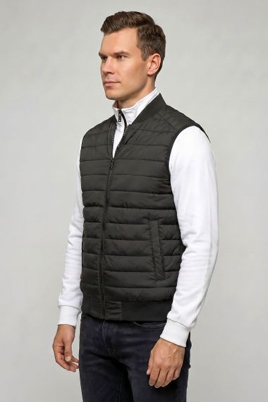 Чоловічий Жилет Sun`s House  розмір: 58 Чорний (арт. SB-24254-bomber-black) | Зображення 2