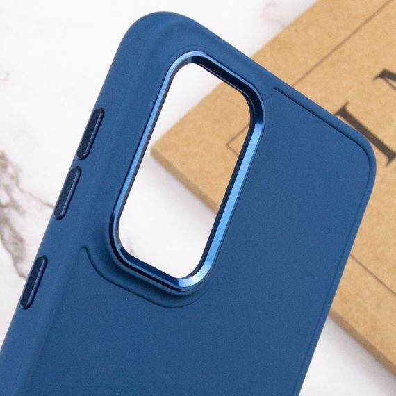 TPU чехол Bonbon Metal Style для Samsung Galaxy A53 5G Синий / Denim Blue | Зображення 4