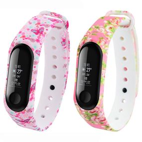 Силіконовий ремінець з малюнком для Xiaomi Mi Band 3/4