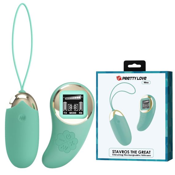 Віброяйце PRETTY LOVE Mina-10 vibration functions 9 speed levels, Wireless remote control Sex Aura