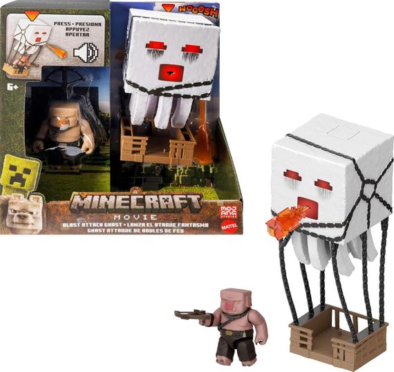 Игровой набор Майнкрафт в кино Воздушный шар из Гаста Оригинал Minecraft Movie Blast Attack Ghast