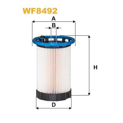 Фильтр топливный Wixfiltron WF8492