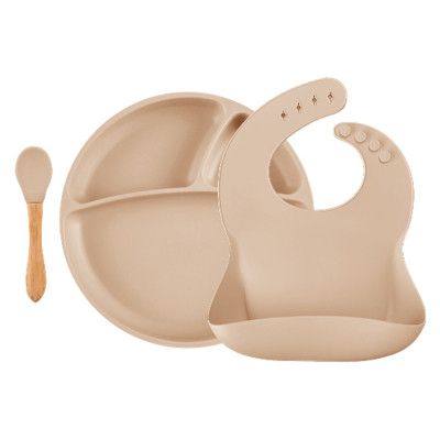 Набор детской посуды MinikOiOi BLW SetII-Bubble Beige (101070023)