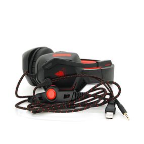 Наушники ведущие с подсветкой Jedel GH-233, Black/Red, Box