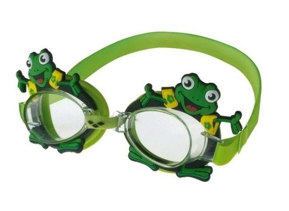 Окуляри для плавання Arena BUBBLE ARENA WORLD зелений, жабка OSFM 3568333252321