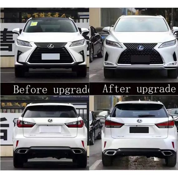 Комплект рестайлинга в 2021 году (бампер, фары, стопы) для Lexus RX 2016-2022 гг | Зображення 7