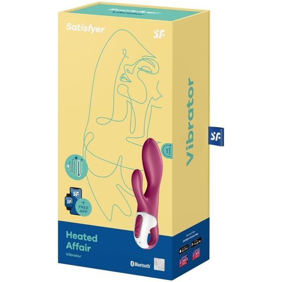 Смарт вібратор-кролик із підігрівом Satisfyer Heated Affair | Зображення 3