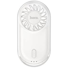 Портативний вентилятор Hoco HX611 ultra-thin pocket 900 mAh Milky White