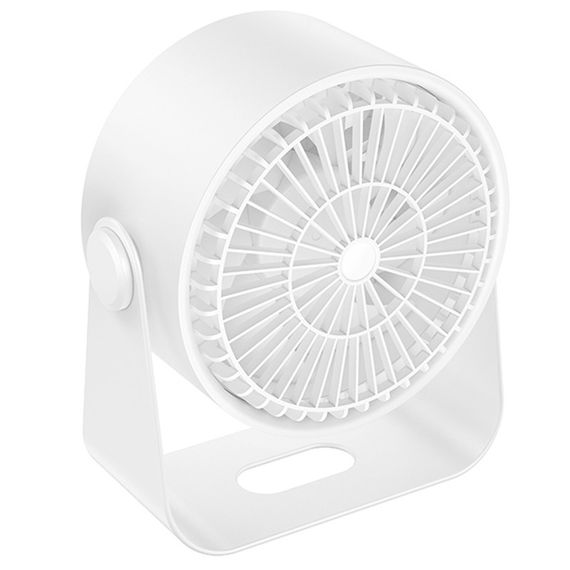 Настільний вентилятор Hoco HX66 desktop circulating fan 3000 mAh White | Зображення 5