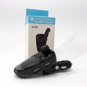 Фм модулятор блютуз в машину FM M1, Передавач для музики в машину, Автомобільний модуль блютуз YI-30