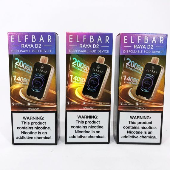 ELF BAR RAYA D2 20000 смак Тютюн (Tobacco) | Зображення 4