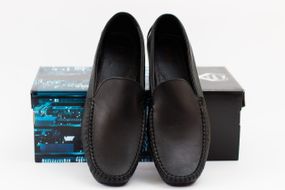 Чоловічі чорні мокасини 43 розмір