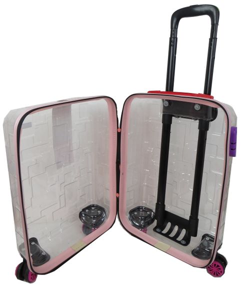 Прозора маленька пластикова валіза + комплект органайзерів 42L My Luggage | Зображення 4