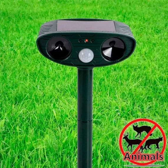 Ультразвуковий відлякувач BauTech тварин від сонячної панелі Зелений | Зображення 5