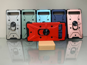 Google Pixel 7 Pro червоний протиударний Чохол накладка Ring Magnet з кільцем