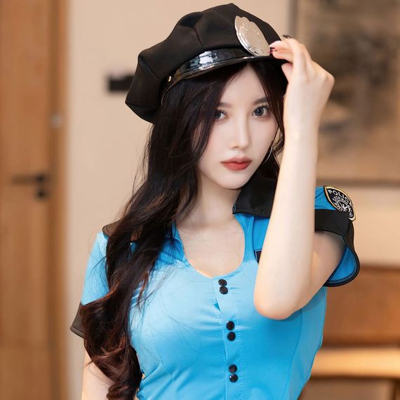 Кашкет Поліцейської Babydoll 46 Чорний 7724-2 | Зображення 7