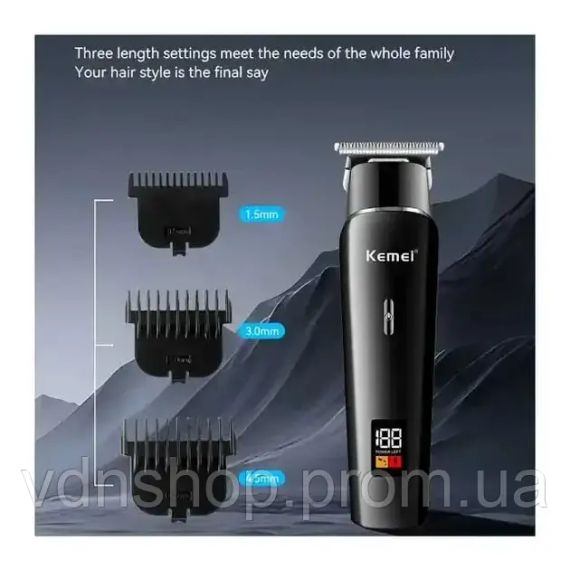 Машинка для стрижки Kemei KM-1113 | Зображення 3
