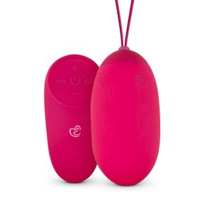 Віброяйце XL Easytoys, з дистанційним пультом, силіконове, рожеве, 8 х 3.8 см