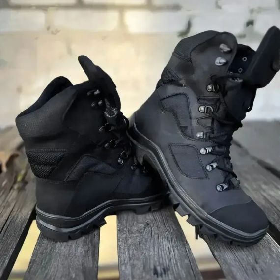 Берці тактичні Stalker мембрана Gore-Tex чорні | Зображення 8