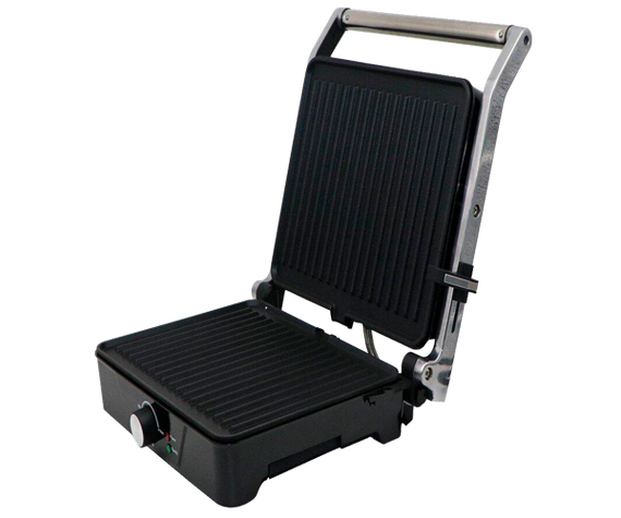 Електрогриль контактний (притискний) Haeger HG-2682 сріблястий 1800W (HG-2682_1022) | Зображення 9