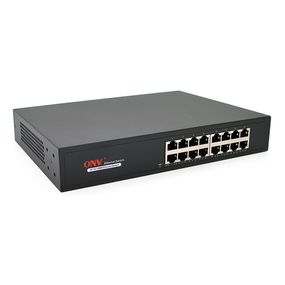 Комутатор Ethernet ONV-H1016 у металевому корпусі, 16x100Мб портів