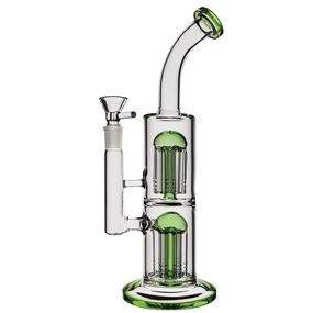Трубка Скляна 2 Перколятори Glass Bong Double Medusa