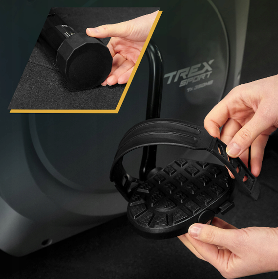 Велотренажер Trex Sport TX-350MB RIZE магнітний сірий | Зображення 3