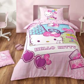 Постільна білизна TAC Disney 160×220 см Hello Kitty Travel