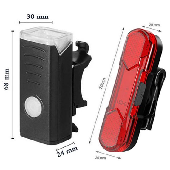 Велоліхтар BSK-HY027-XPG, STOP-5SMD(red), Мигалка з акумулятором на велосипед, Блимаючий велоліхтар | Зображення 2